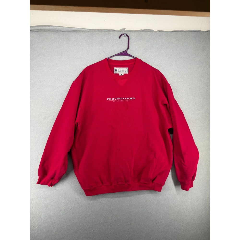 Gear‎ For Sports Provincetown Massachusetts Red Crewneck Sweatshirt Large